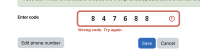 wrong code error during setup.png
