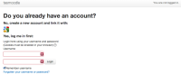 Email address unknown, do you want to link or create.png