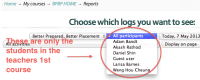 Logs available for only 1 course.png
