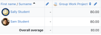 3 Gradebook shows same grade for all in the group.png